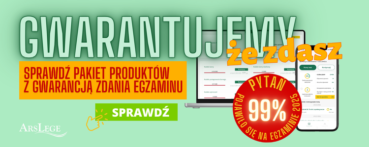 Pakiet z gwarancją zdania egzaminu