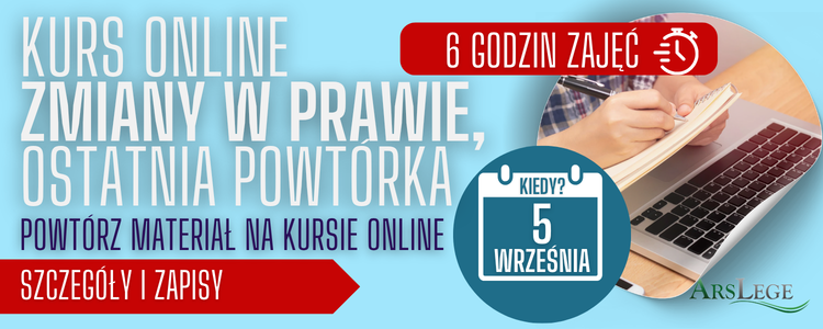 Kurs online - Aplikacja AiR - zmiany w prawie