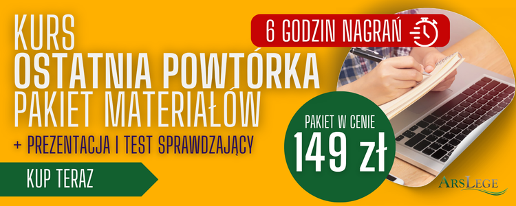 Kurs - ostatnia powtórka - pakiet materiałów